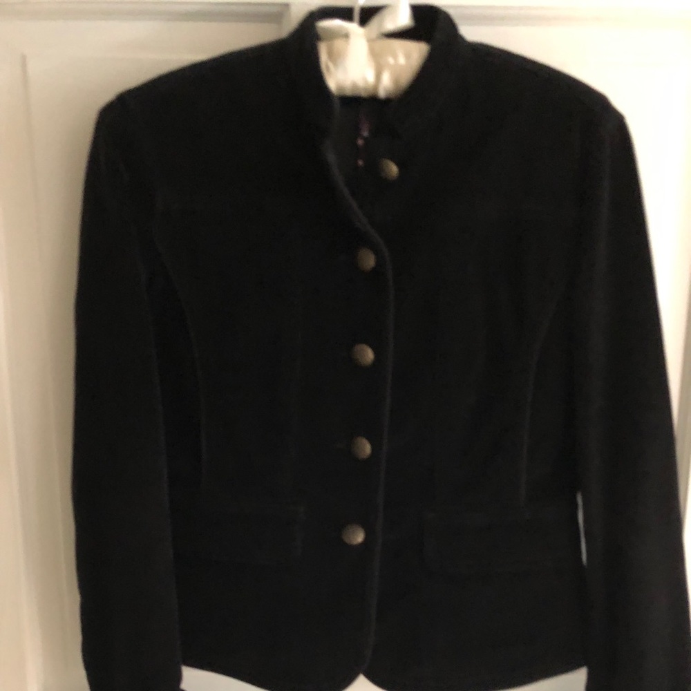 Liz Claiborne Black Corduroy blazer